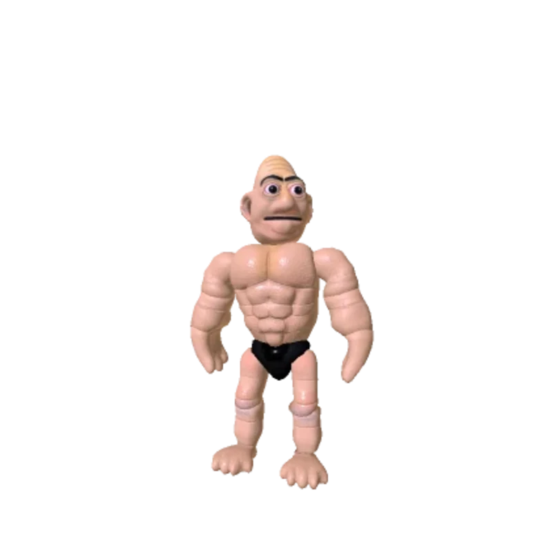 Berto the Ugly Man bundle render